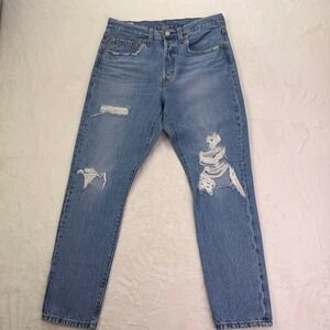 Levi's 501 Skinny Jeans Distressed Light Wash